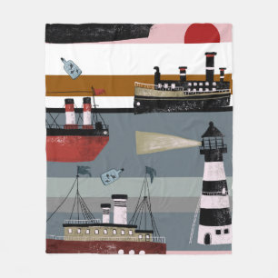 Handgezeichnete niedliche Cartoon Bleistift gr Fleecedecke