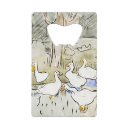 Handgezeichnete Niedliche Enten Fotos Weißente Kle Geldbeutel Flaschenöffner