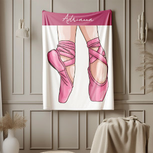 Handgezeichnete Palettenschuhe Fleecedecke