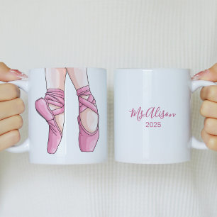 Handgezeichnete Palettenschuhe Kaffeetasse
