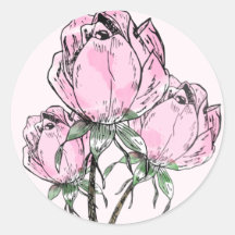 Handgezeichnete Rose