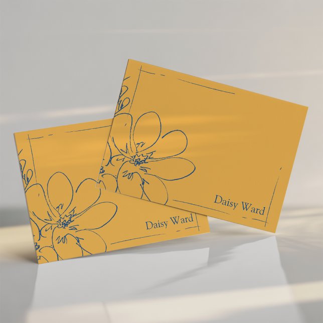 Handgezeichnete rustikale Wildblume personalisiert (Von Creator hochgeladen)