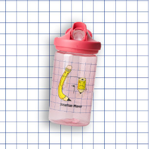 Handgezeichnete Schulbedarf Trinkflasche