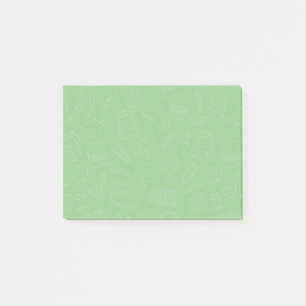 Handgezeichnete Schulspeisung Post-it Klebezettel