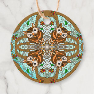 Handgezeichnete Schüssel Mandala Artwork Liebesmar Geschenkanhänger