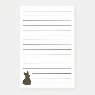 Handgezeichnete Scottie Dog Post-it®-Notizen Post-it Klebezettel