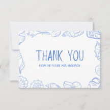 Handgezeichnete Seashell-Rahmen