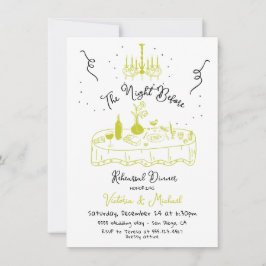 Handgezeichnete Skateboard The Night Before Probe  Einladung