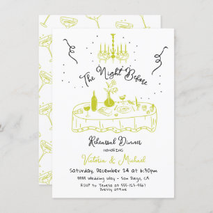 Handgezeichnete Skateboard The Night Before Probe Einladung