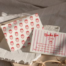 Handgezeichnete Sweet Baby Strawberries Buchanfrag