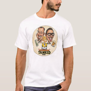 Handgezeichnete Thursday Night Tanked Karikatur-T- T-Shirt
