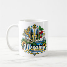 Handgezeichnete Ukraine-Reise-Kunst-Sehenswürdigke