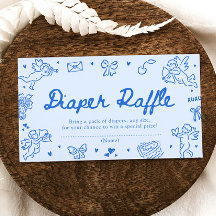 Handgezeichnete Valentinstag-Baby-Party-Windel-Raf