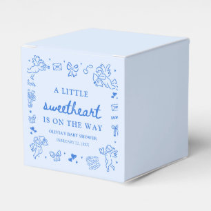 Handgezeichnete Valentinstag-Little-Sweetheart-Bab Geschenkschachtel