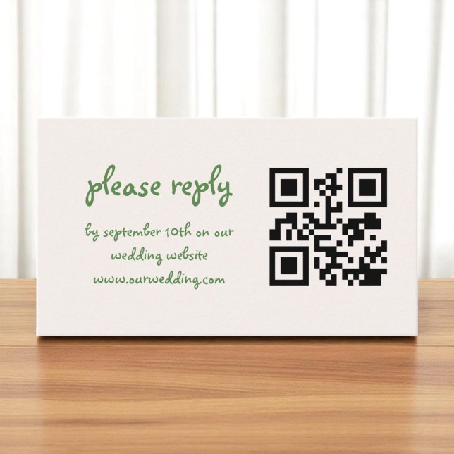 Handgezeichnete Vintage Französisch-grüne Whimsike Begleitkarte (Von Creator hochgeladen)