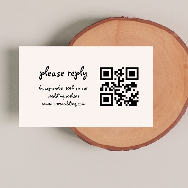 Handgezeichnete Vintage Schwarz-Weiß-Hochzeit Begleitkarte (Von Creator hochgeladen)