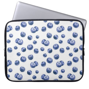 Handgezeichnete Wasserfarbe nahtlos wiederholtes M Laptopschutzhülle