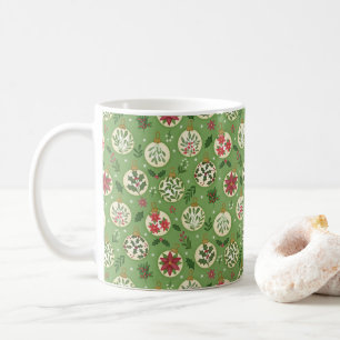 Handgezeichnete Weihnachts-Schmuck-Tasse Kaffeetasse