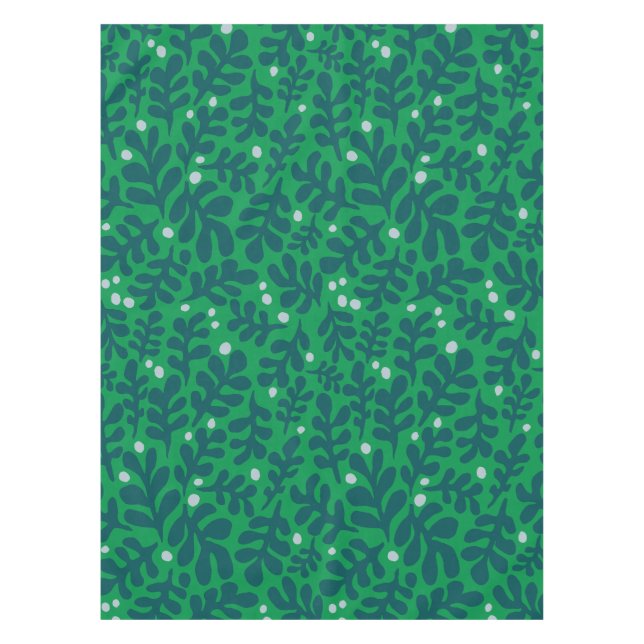 Handgezeichnete Weihnachtsillustrierung Tischdecke (Vorderseite)