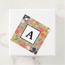 Handgezeichnete Weihnachtsnachtsnacht Geschenkanhänger