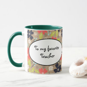 Handgezeichnete Weihnachtsnachtsnacht Tasse