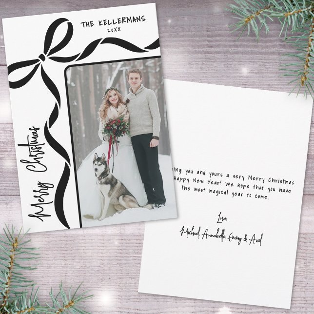 Handgezeichnete Whimsical Frohe Weihnachten (Hand Drawn Whimsical Merry Christmas Holiday Card)