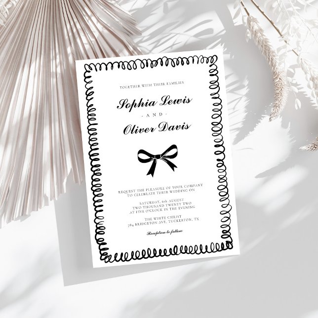 Handgezeichnete whimsical Wedding Einladung (Von Creator hochgeladen)