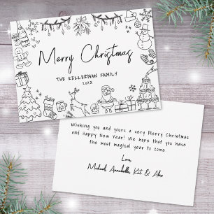 Handgezeichnete Whimsical Weihnachten