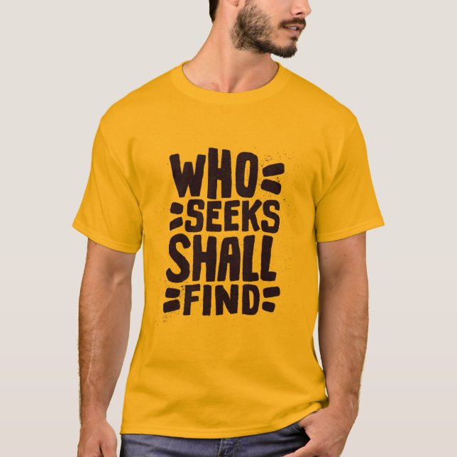 Handgezeichnete Wörter, die gesucht werden T-Shirt (Vorderseite)