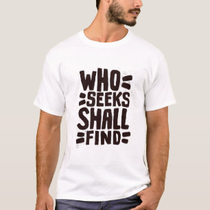 Handgezeichnete Wörter, die gesucht werden T-Shirt