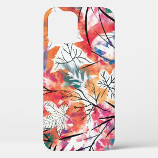 Handgezeichnete Zitronen, Muster für blaue Blätter Case-Mate iPhone Hülle