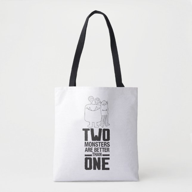 Handgezeichnete Zwei Monster Art Monster Halloween (Vorderseite)