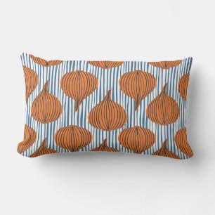 Handgezeichnete Zwiebelwanne pflanzliche Tapete. M Lendenkissen