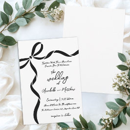 Handgezeichneter Bogen Whimsical Hochzeit Einladung