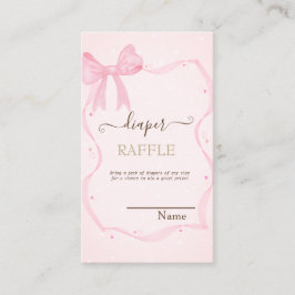 Handgezeichneter Bow Elegante Rahmen Punkte Begleitkarte