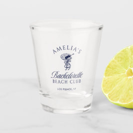 Handgezeichneter Cocktail-Junggesellinnenabschied Schnapsglas