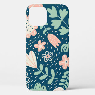Handgezeichneter floraler stilvoller Stoff. Nahtlo Case-Mate iPhone Hülle
