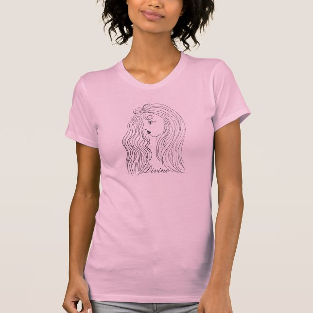 Handgezeichneter göttlicher T - Shirt (Vorderseite)