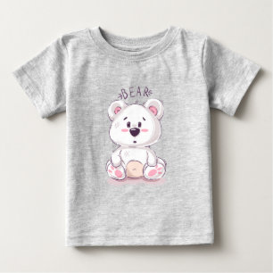 Handgezeichneter hübscher Teddybär T - Shirt
