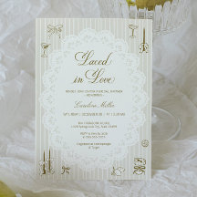 Handgezeichneter 'Laced in Love' Brautjungfernabsc