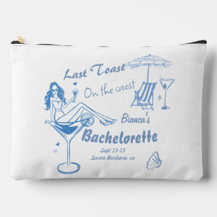 Handgezeichneter letzter Toast an der Küste Bachel Zubehörtasche