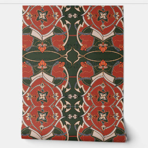 Handgezeichneter persischer Teppich Tapete