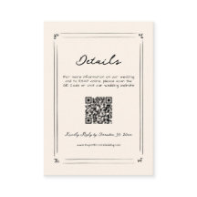 Handgezeichneter Quirky-Hochzeitsdetails UAWG QR-C