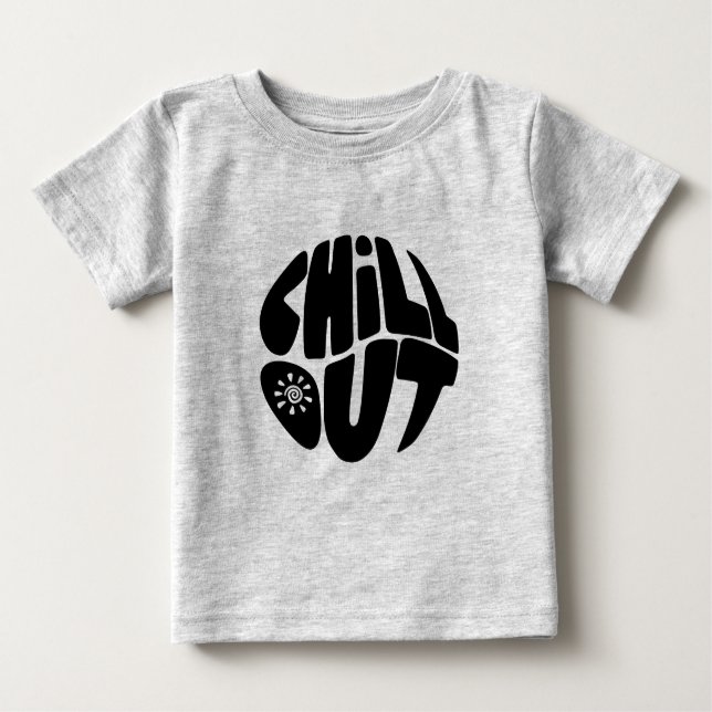 Handgezeichneter Satz in Kugelform Baby T-shirt (Vorderseite)
