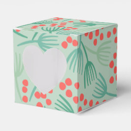 Handgezeichneter Weihnachtsbaum Evergreen Pine Nee Geschenkschachtel