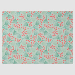 Handgezeichneter Weihnachtsbaum Evergreen Pine Nee Seidenpapier