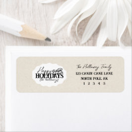 Handgezeichneter Winter Schlitten mit elegantem Sc