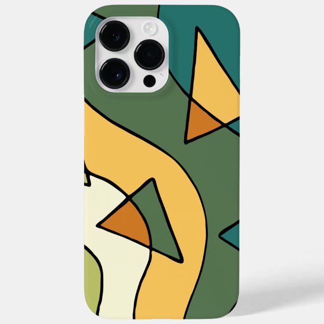 Handgezeichnetes abstraktes Vintages Design Case-Mate iPhone Hülle (Rückseite)