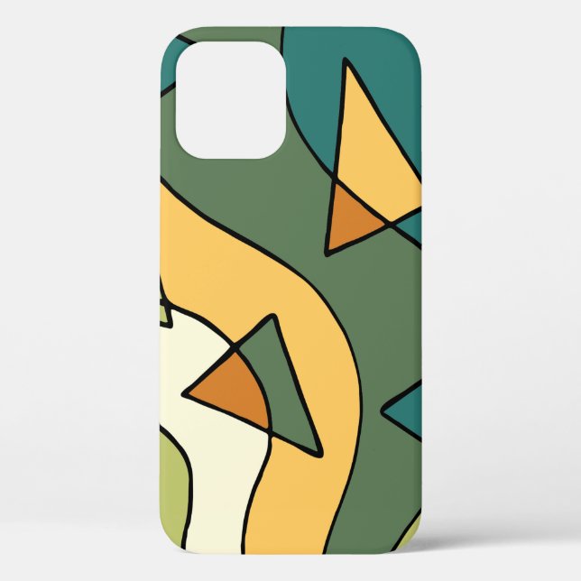Handgezeichnetes abstraktes Vintages Design Case-Mate iPhone Hülle (Rückseite)