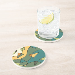 Handgezeichnetes abstraktes Vintages Design Getränkeuntersetzer